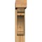 Ekena Millwork Olympic Block Rough Sawn Bracket w/ Offset Brace, Western Red Cedar, 6"W x 24"D x 24"H BKT0604X24X24OLY05RWR - alternate 2